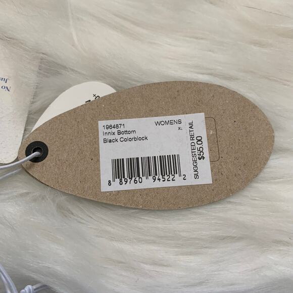 Prana NWT Innix Black Moderate Coverage Reversible Bikini Bottom XL - Picture 9 of 10